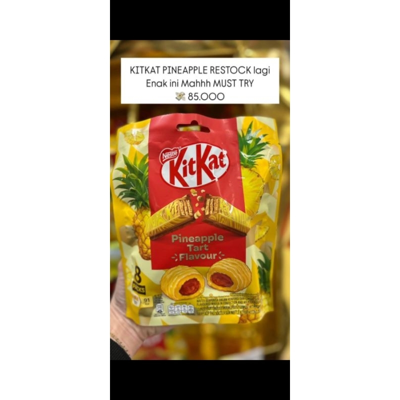 Jual KITKAT PINEAPPLE TART FLAVOUR | Shopee Indonesia