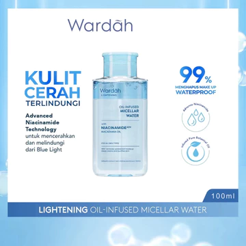 ❤ YUKI Manado ❤ WARDAH Micellar Water Lengkap Brightening Acne Calming Lightening