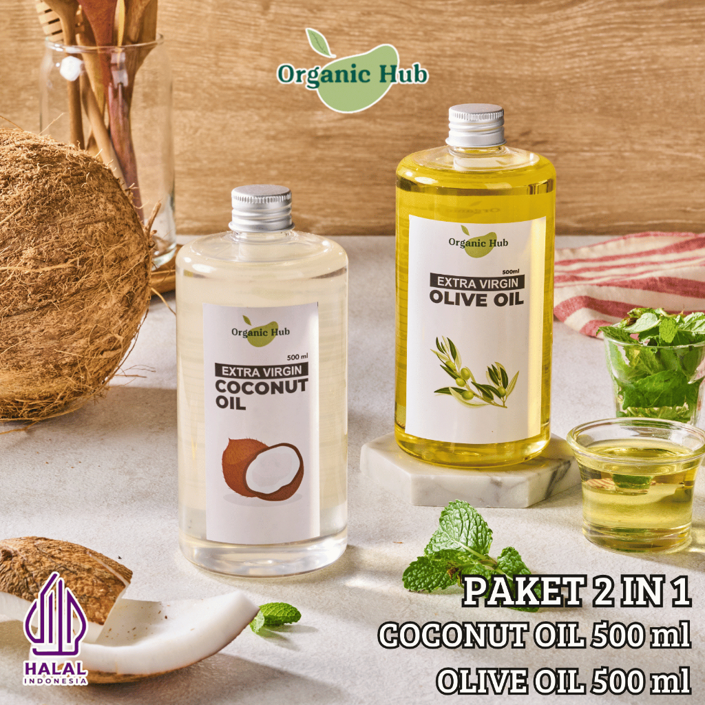 Jual Organic Hub Paket Hemat Minyak Zaitun Extra Virgin Olive Minyak