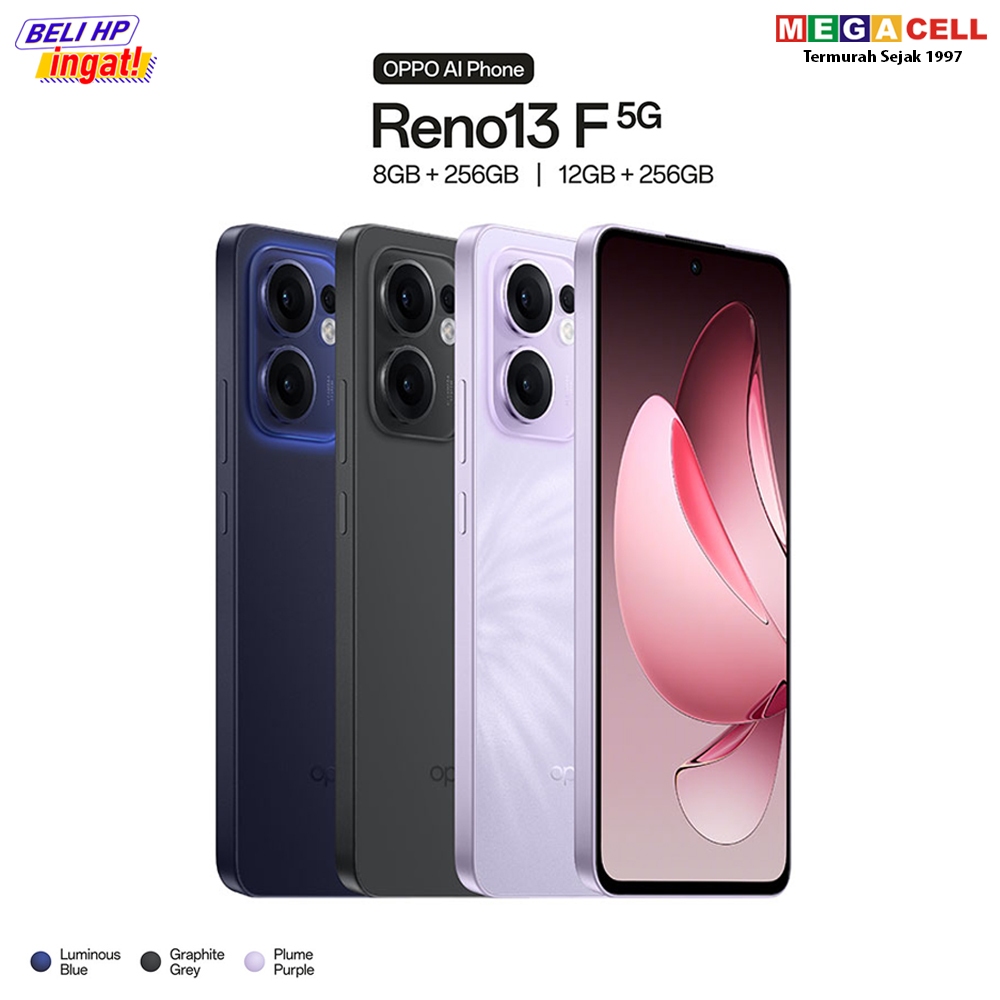Jual OPPO RENO 13F 5G 8/256GB - 12/256GB - GARANSI RESMI | Shopee Indonesia