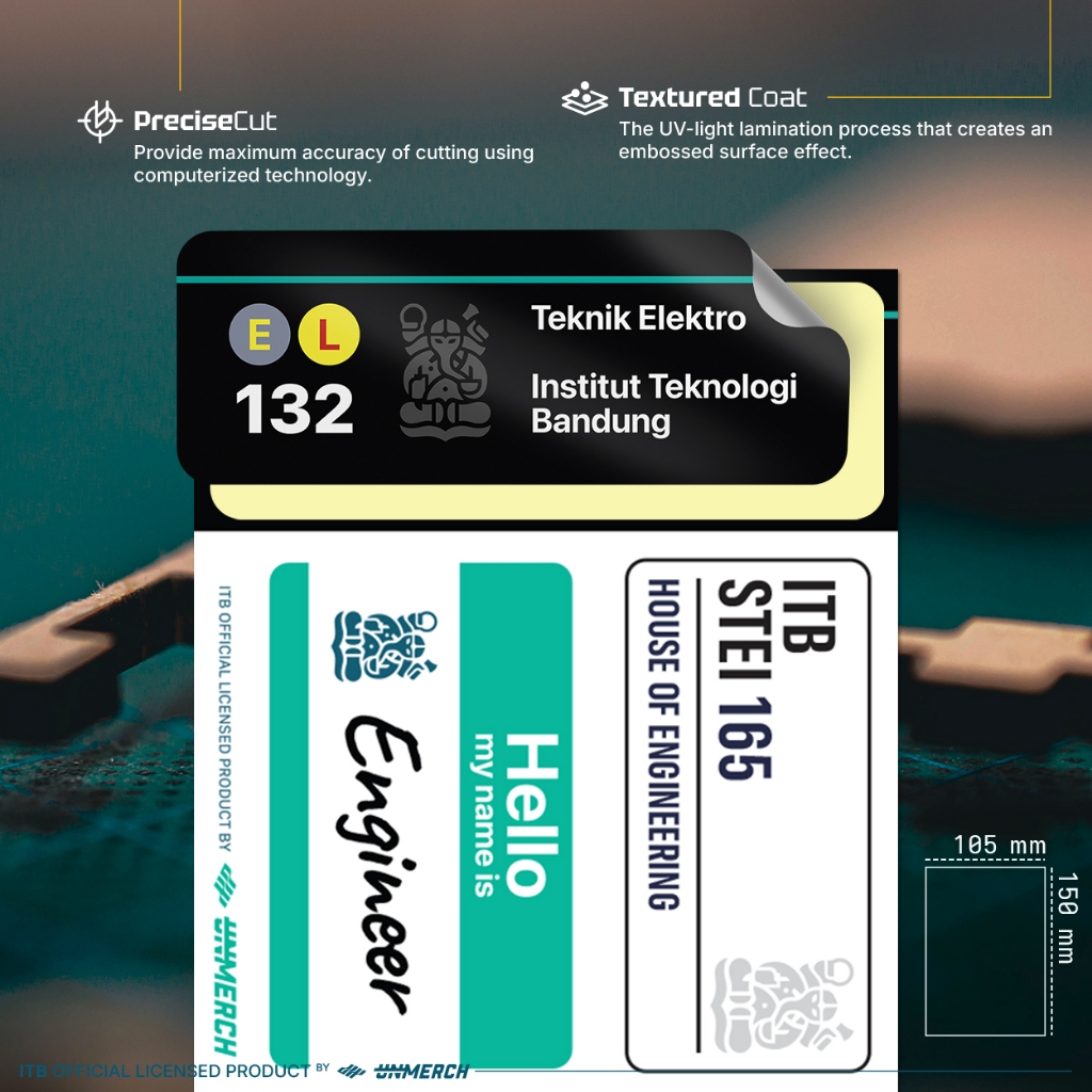Jual Sekolah Teknik Elektro dan Informatika - Decal Sticker ITB ...
