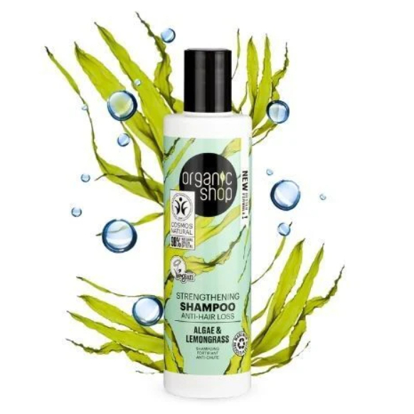 Jual ORGANIC SHOP strengthening shampoo anti hair loss | Shopee Indonesia
