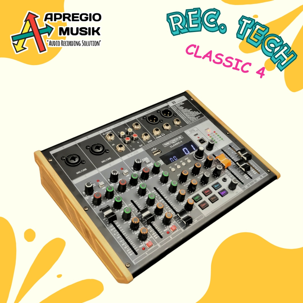 Jual Recording Tech Classic 4 Classic4 CLASSIC-4 Mixer audio USB With ...
