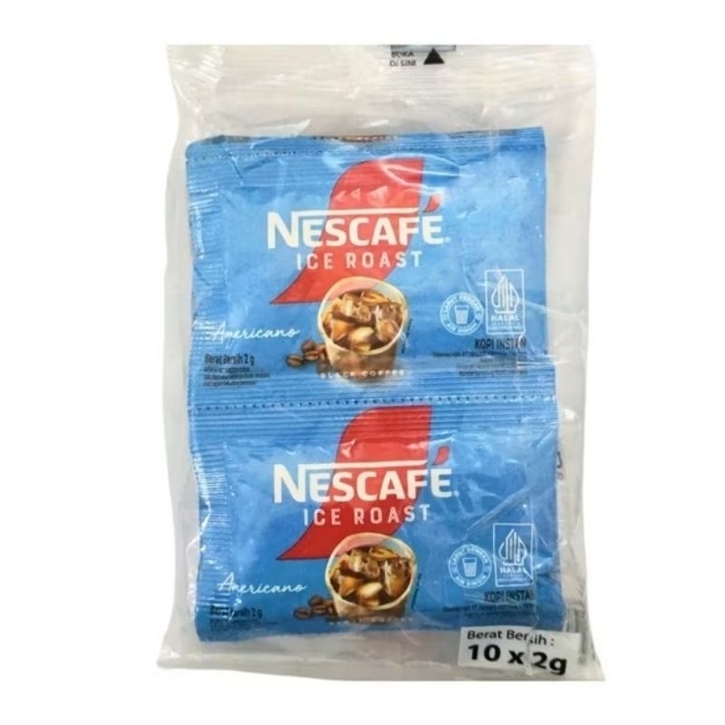 Jual NESCAFE ICE ROAST KOPI INSTANT 10X2GR PACK | Shopee Indonesia