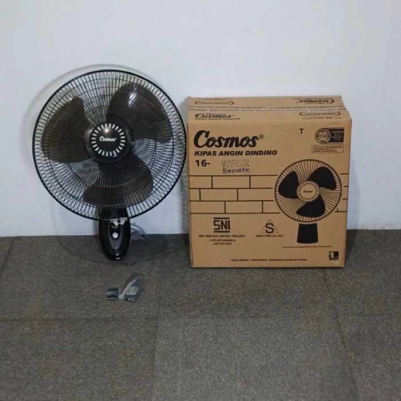 Jual Kipas Angin Dinding Cosmos 16 WFGR + Remote Wall Fan 16 inch ...