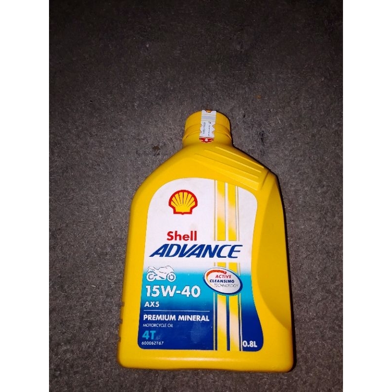 Jual OLI SHELL AX5 MANUAL 800ML 15W-30 | Shopee Indonesia