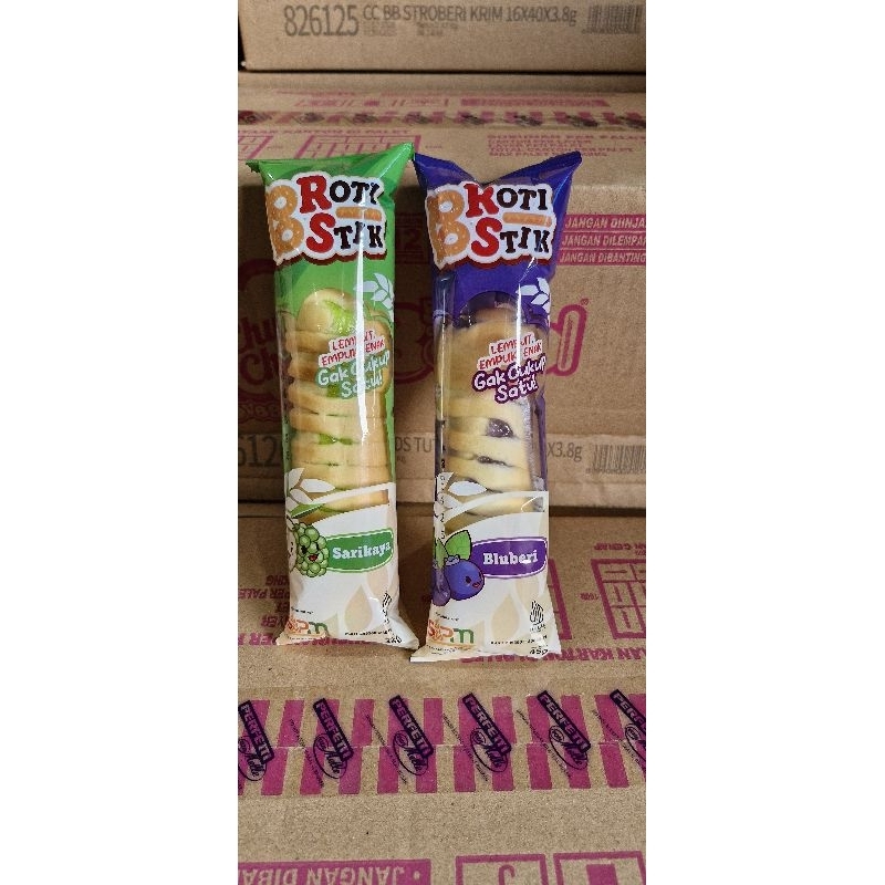 Jual Roti Stick stik all variant 45gram per pcs | Shopee Indonesia