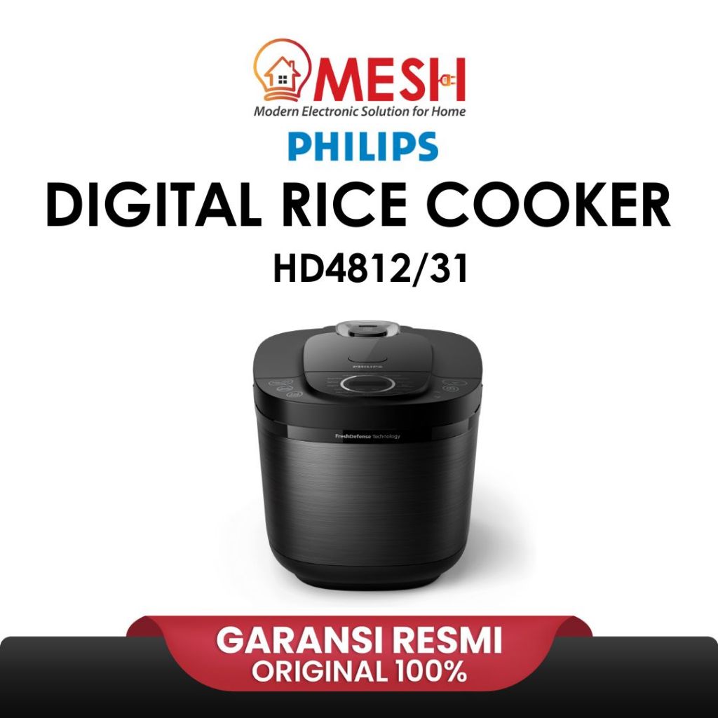 Jual Philips Digital Rice Cooker HD4812/31 HD 4812/31 - Kapasitas 1.8 ...