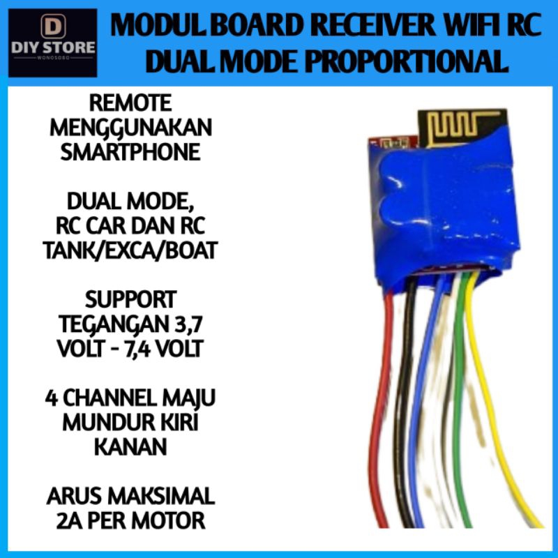 Jual Modul Board Receiver 2.4Ghz Mobil RC Wifi | Shopee Indonesia