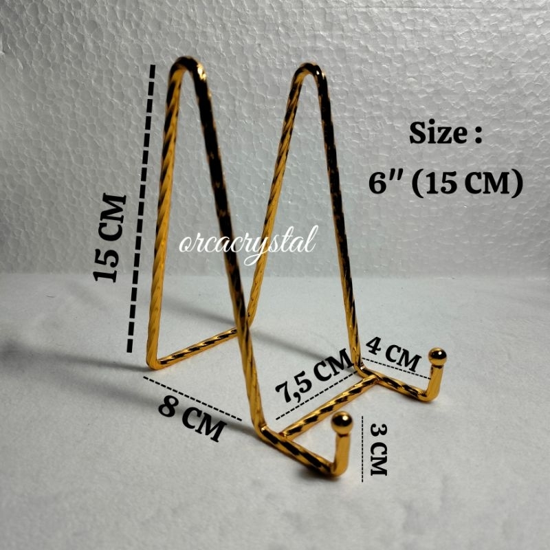 Jual Stand display (Besi Ulir) kaki pajangan dudukan piring hias, buku ...