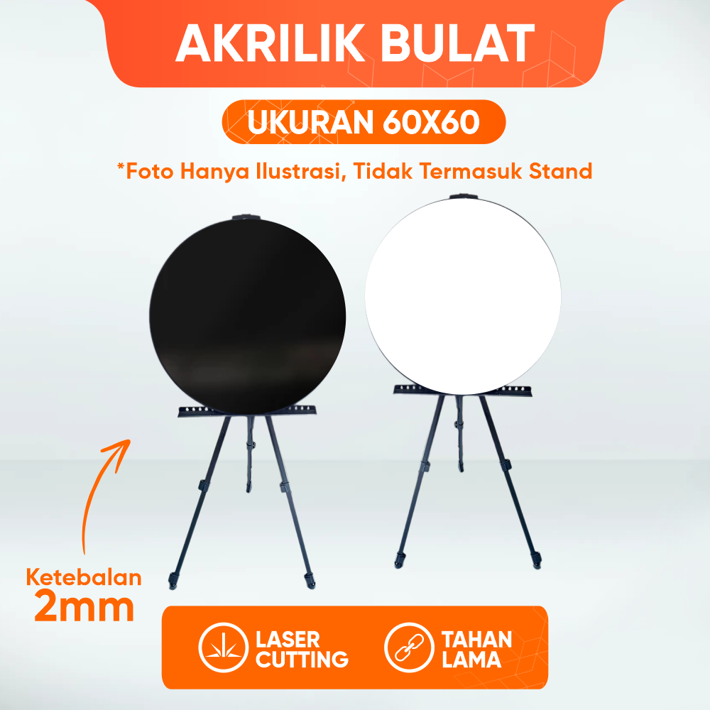 Jual Akrilik Bulat 60cm Diameter Tebal 2mm - Papan Ucapan - Wisuda ...