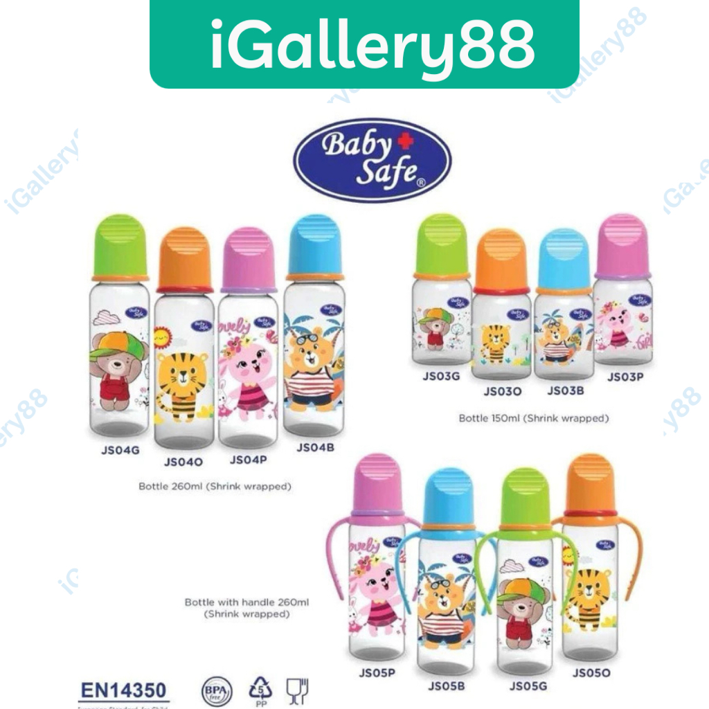 Jual Baby Safe Reguler Bottle Baby JS03 JS04 JS05 BPA Free Botol Susu ...