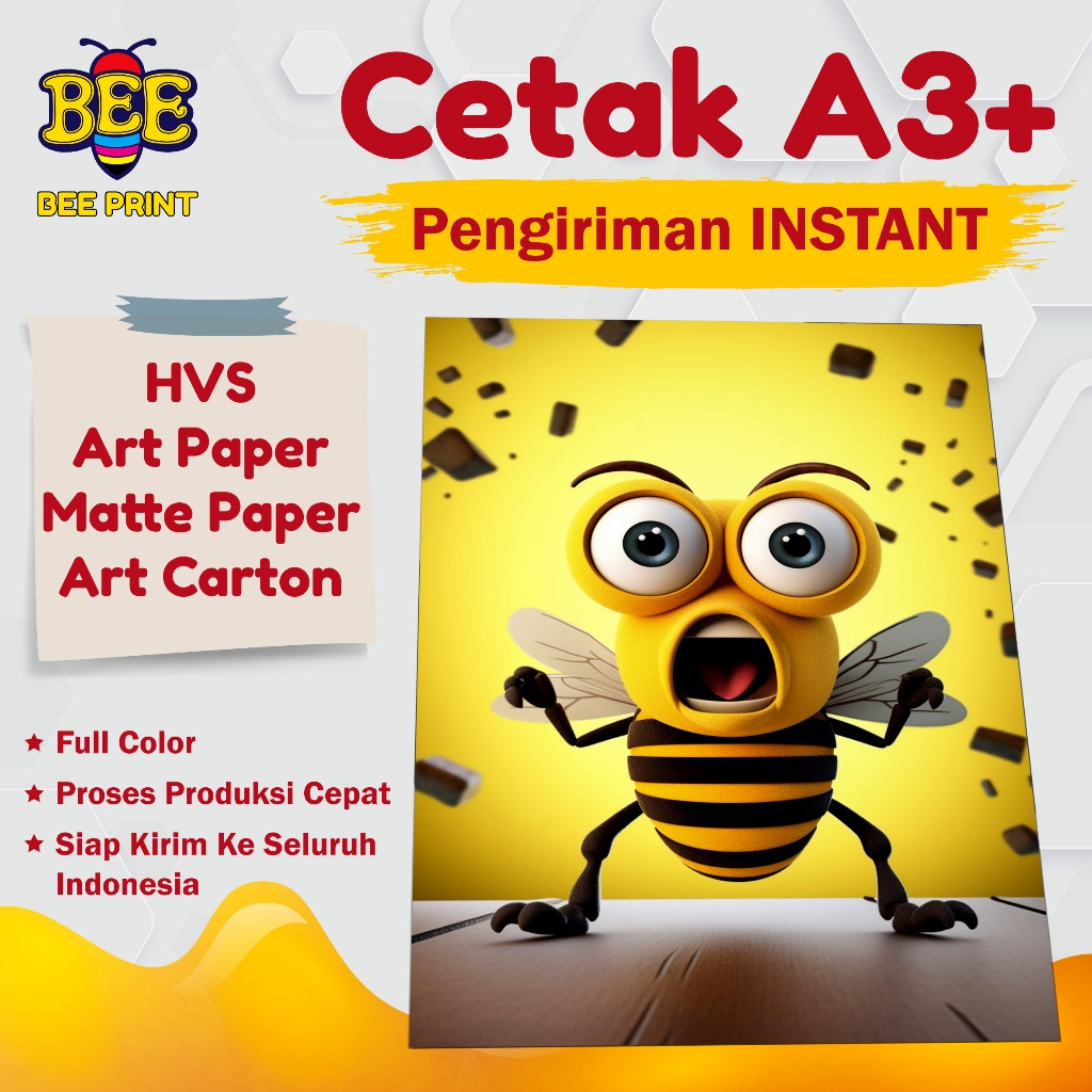 Jual PRINT A3+ FULL COLOR / CUSTOM PRINT A3+ / CETAK A3+ 1 SISI DAN 2 ...