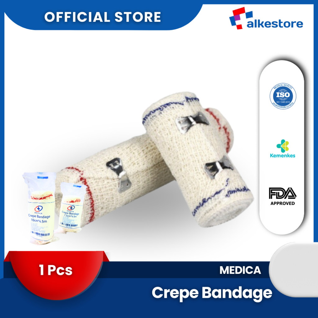Jual MEDICA - Crepe Bandage/Perban Elastis/Perban P3K/Perban Luka ...