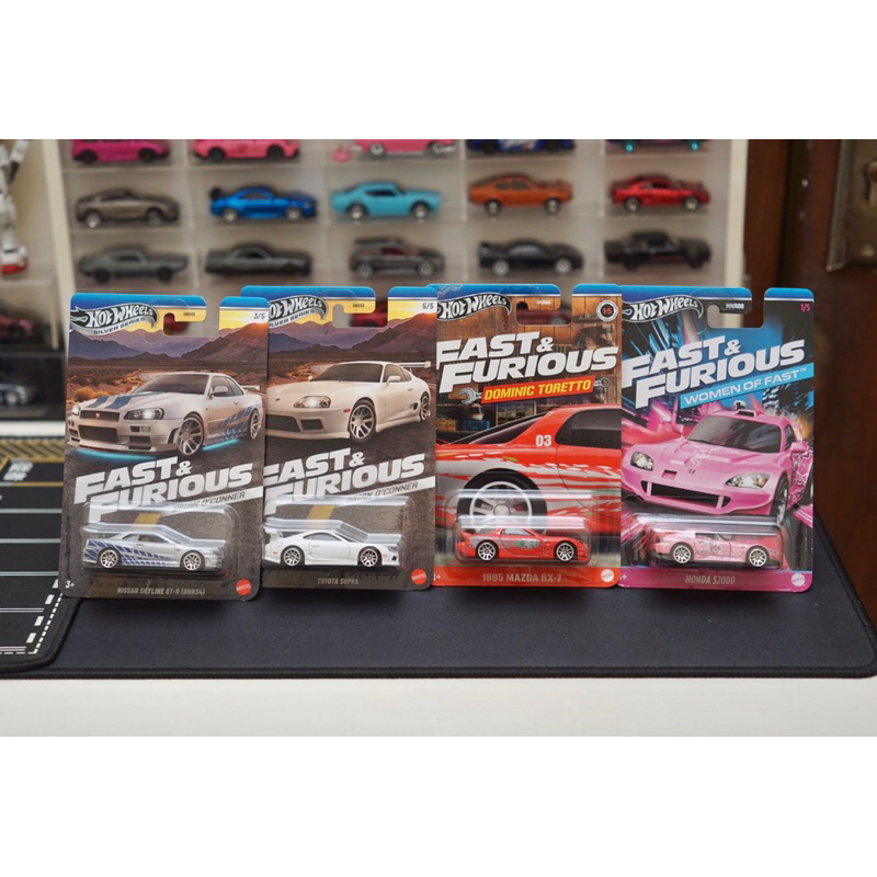 Jual Paket Hemat 4 Pcs Hotwheels Fast Furious Nissan Skyline R34 Brian ...