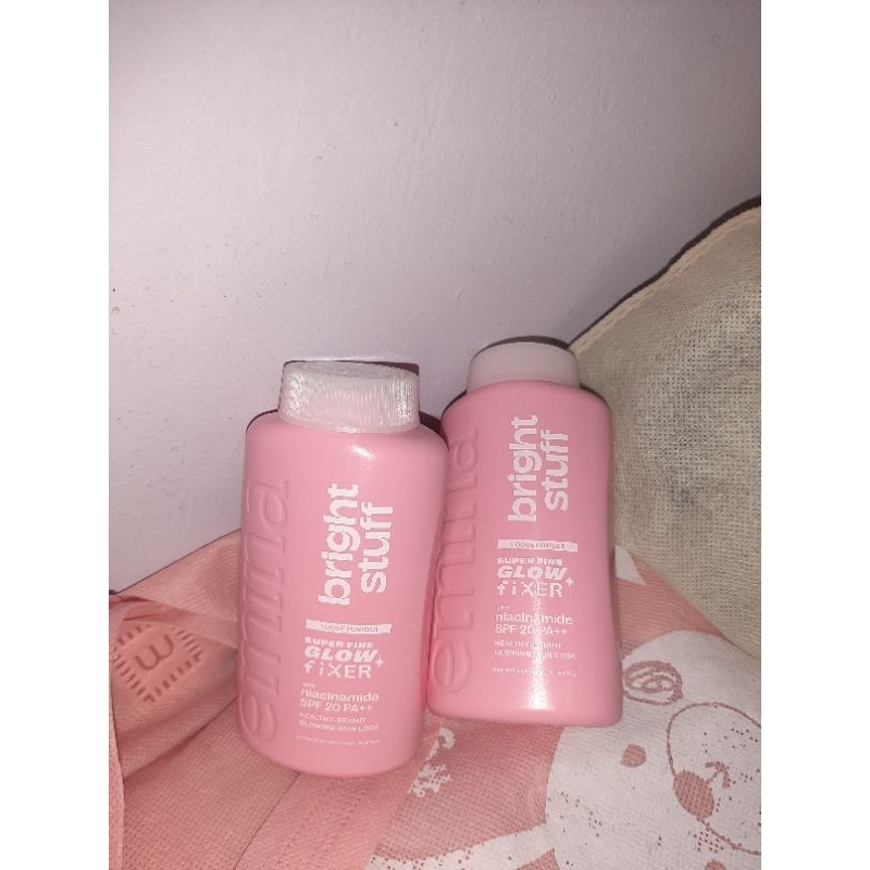 Jual EMINA Loose Powder Bright Stuff Glow Fixer Niacinamide SPF 20 PA++ ...