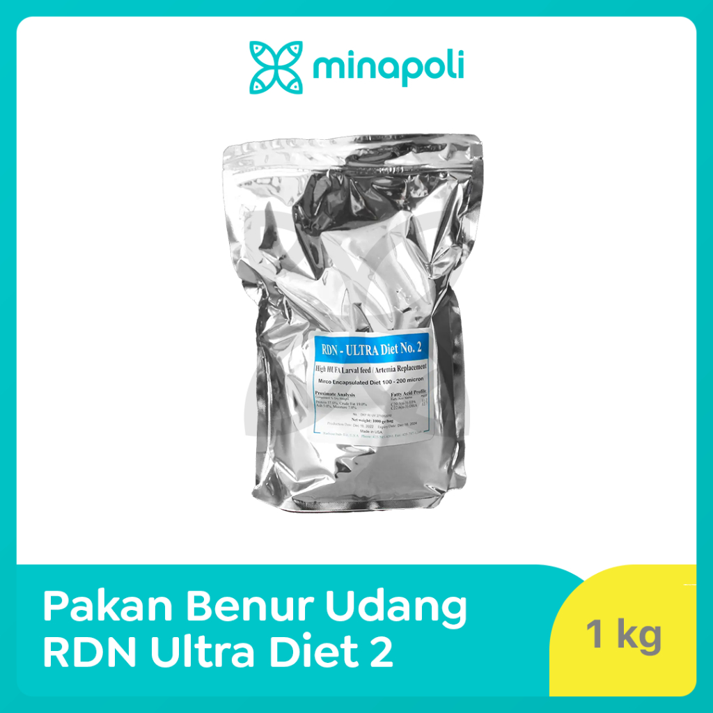 Jual Pakan Benur RDN Ultra Diet 2 kemasan 1 kg | Shopee Indonesia