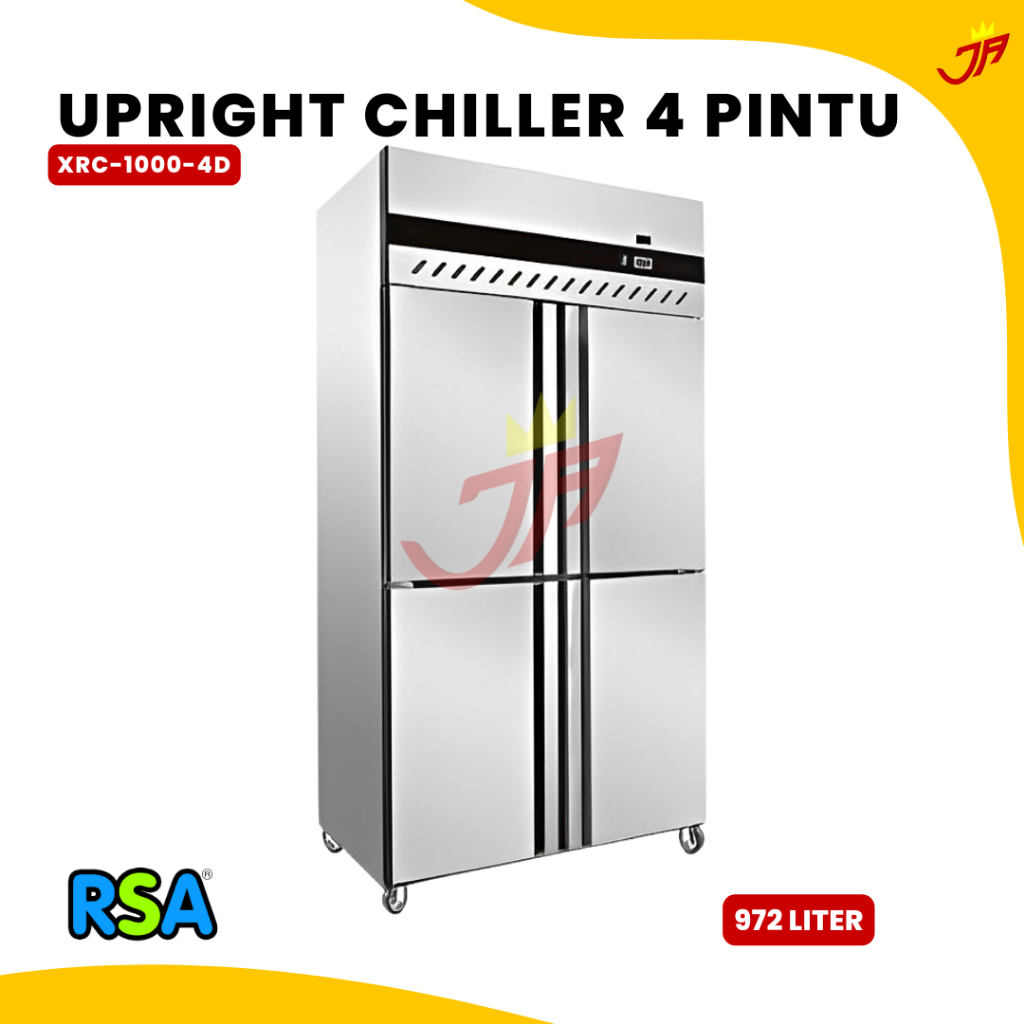 Jual RSA XRC-1000-4D SS Upright Chiller Kulkas Dapur Stainless 4 Pintu ...