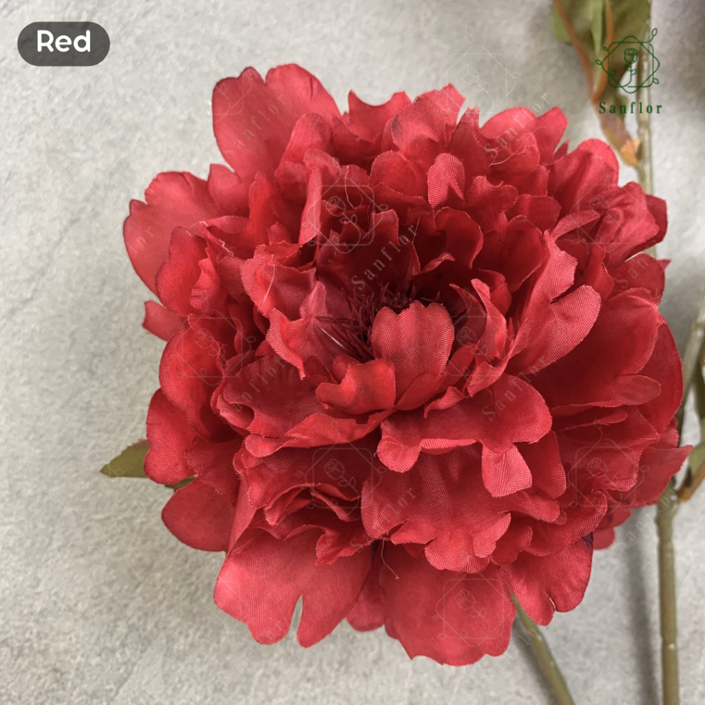 Jual BUNGA PEONY JUMBO K3 ARTIFICIAL/PEONY KAIN/BUNGA PEONY PALSU MURAH ...