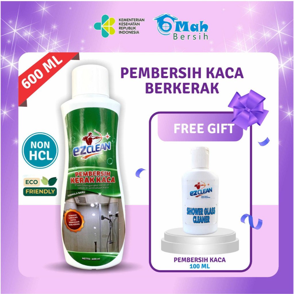 Jual EZClean Pembersih Kerak & Jamur Kaca Jendela, Aquarium, Cermin
