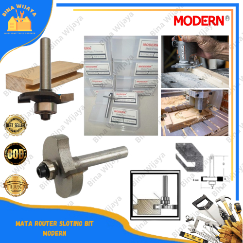 Jual Mata Router Kayu Sloting Bit 1/4