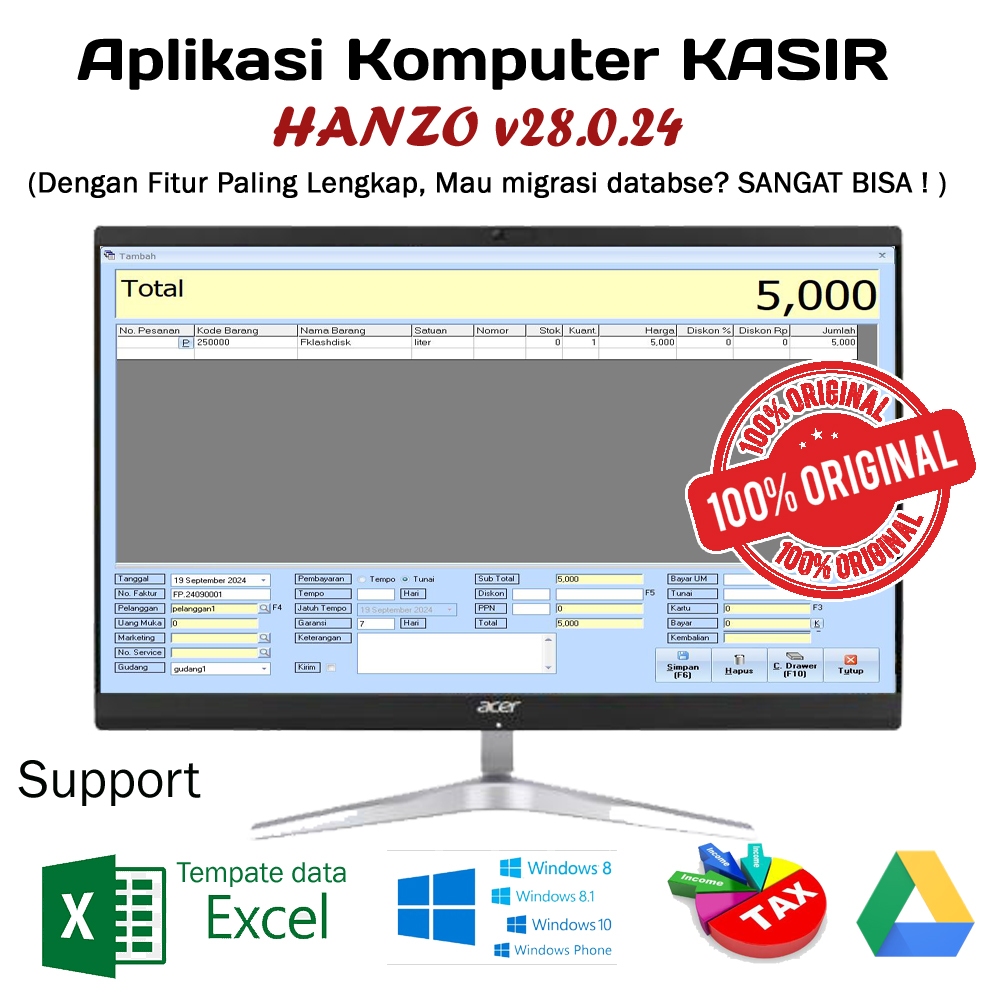 Jual Software Program Aplikasi Toko Komputer Toko Elektronik Bisa