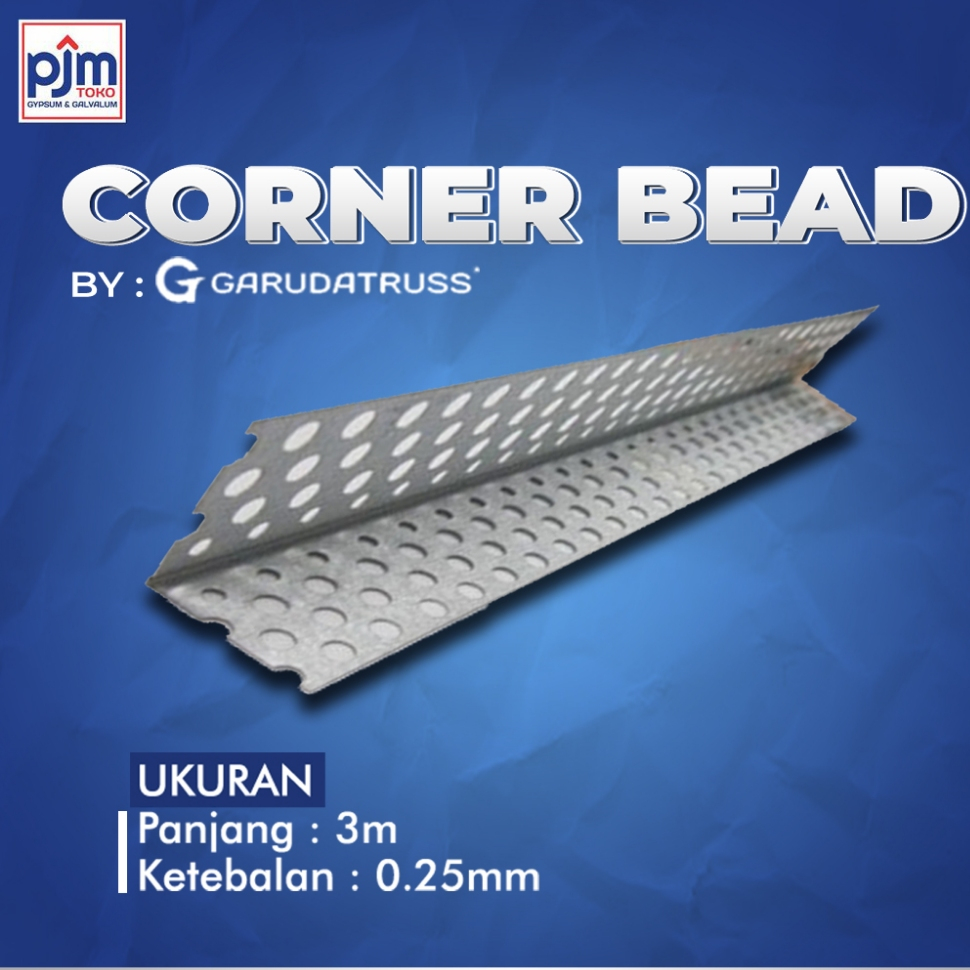 Jual Corner Bead / Sudutan Partisi Gypsum / Pelindung Sudutan Tembok ...