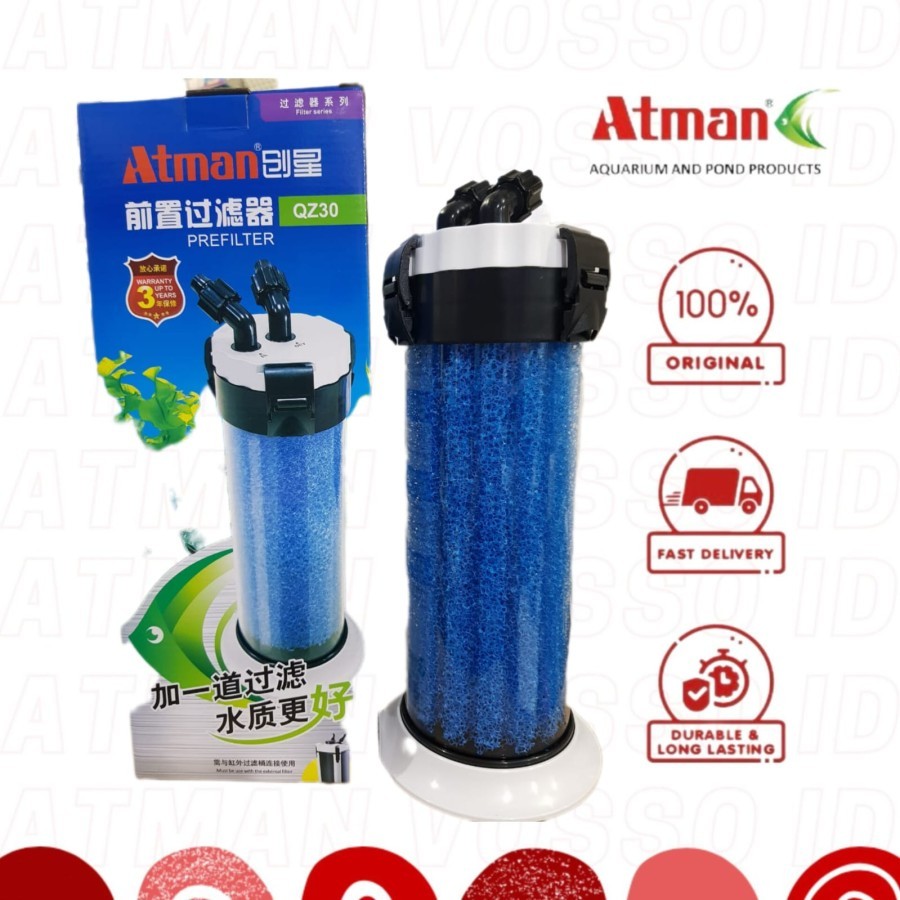 Jual ATMAN PRE FILTER QZ-30 UNTUK CANISTER EXTERNAL FILTER 3335S-338S ...