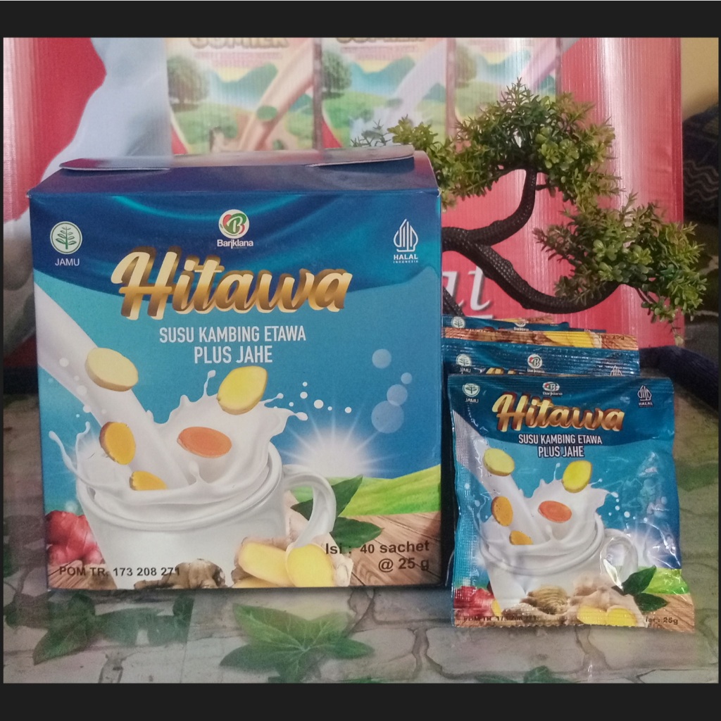 Jual HITAWA 40sachet Susu Kambing Etawa plus Rempah Herbal Jahe-Kunyit ...