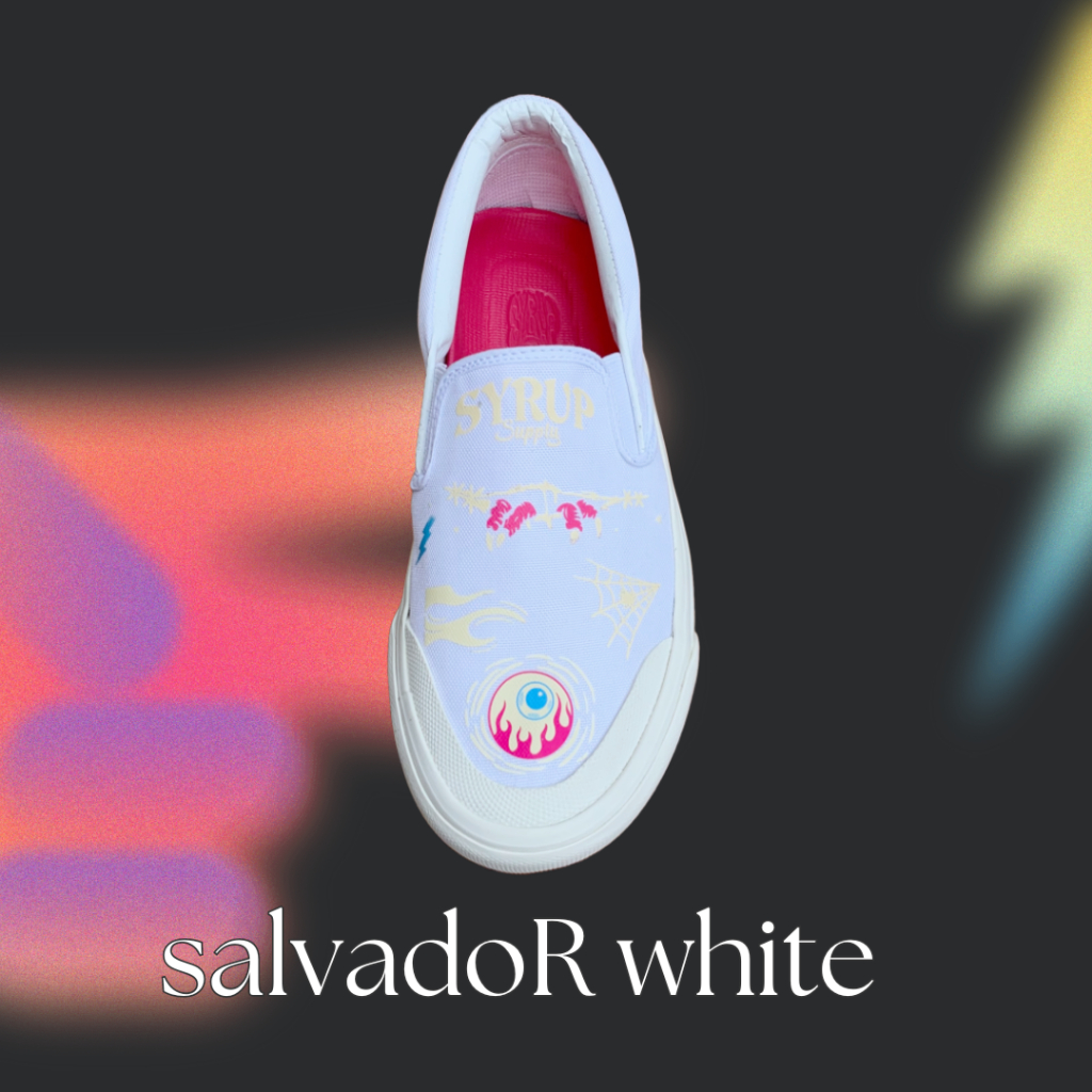 Jual Syrup supply Official | slip on Salvador White | sepatu slip on ...