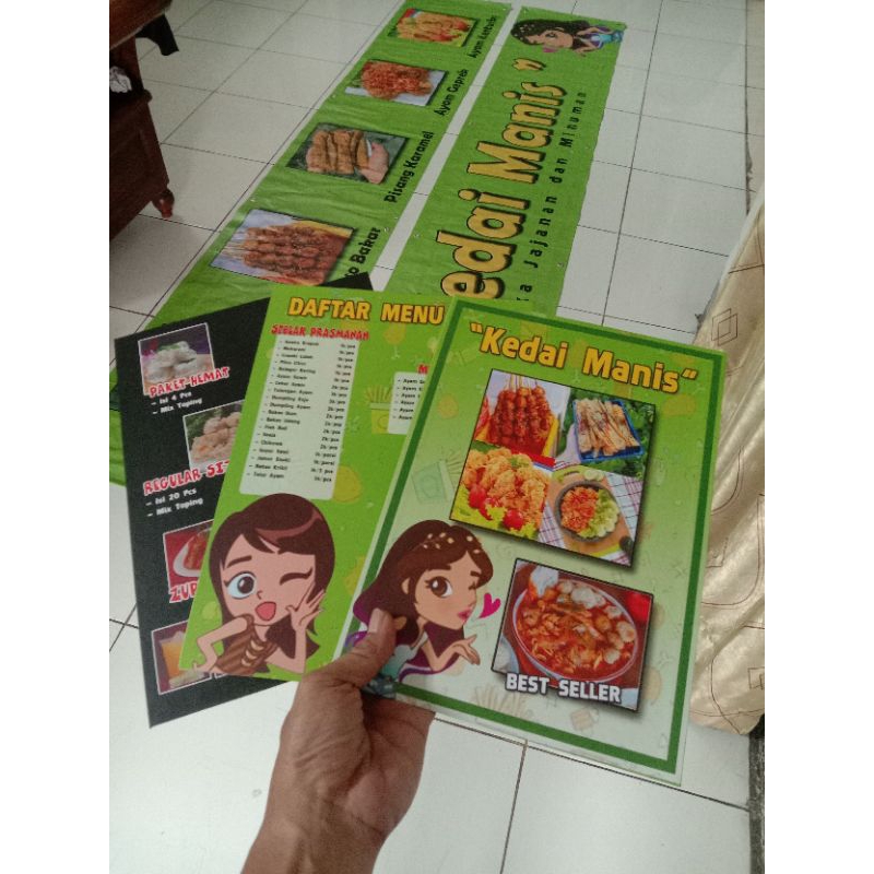 Jual MENU BOARD / PAPAN MENU / DAFTAR MENU BOARD | Shopee Indonesia