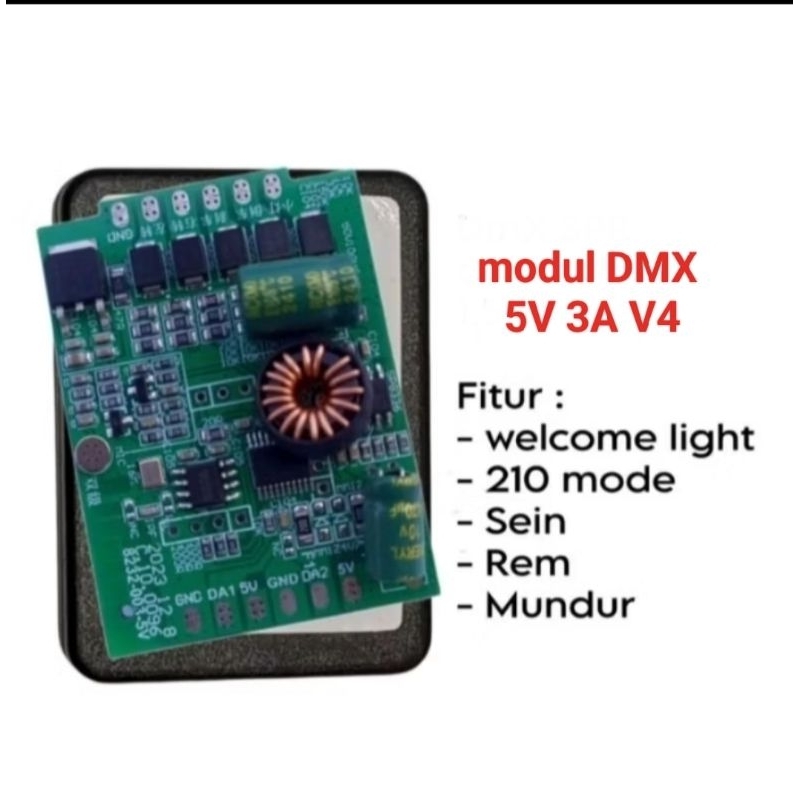 Jual Modul DMX alis 210mode Bluetooth 5V Versi Belang | Shopee Indonesia