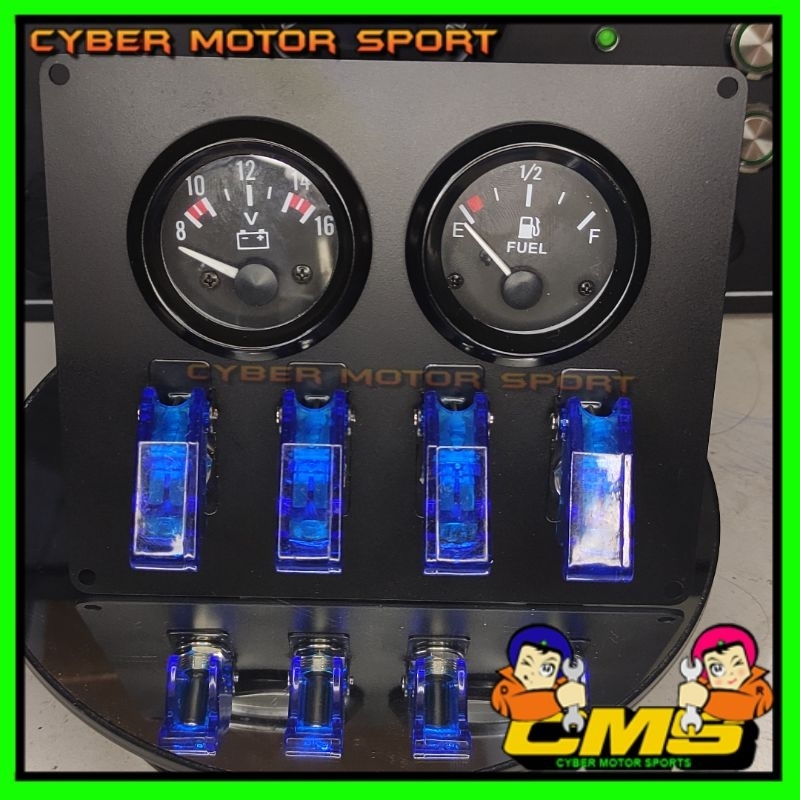 Jual Indikator mobil fuel meter volt meter universal saklar ARB rocker ...