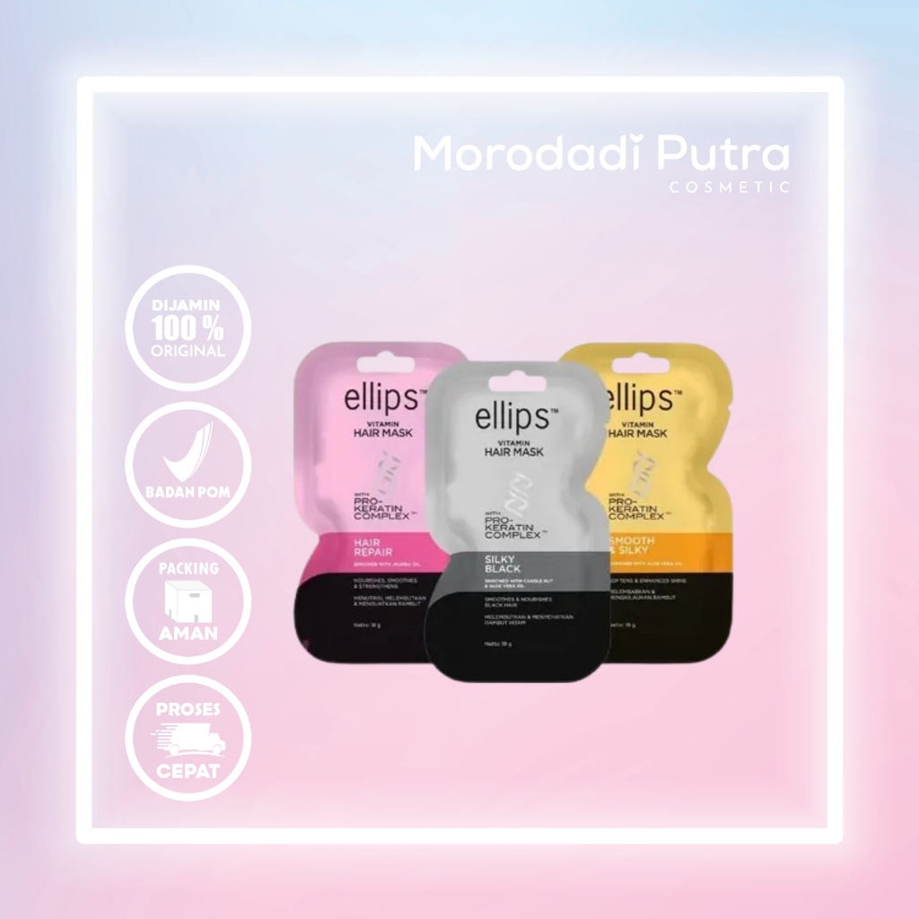 Jual ELLIPS VITAMIN HAIR MASK (7232) | Shopee Indonesia