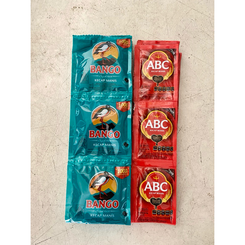 Jual Kecap Bango Renceng & Kecap Abc Renceng - 12pcs | Shopee Indonesia