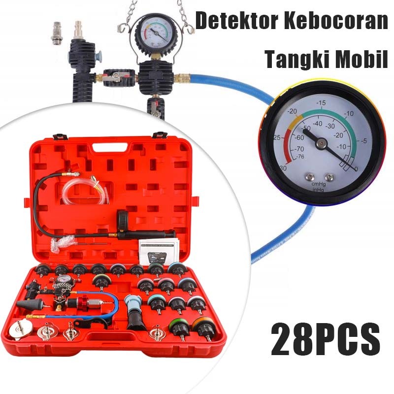 Jual 28pcs Radiator Tester Alat Radiator Pressure Tester Set Universal ...