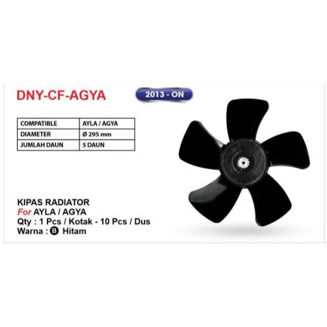 Jual DNY Kipas Radiator Mobil Radiator Fan untuk Toyota Agya | Shopee ...