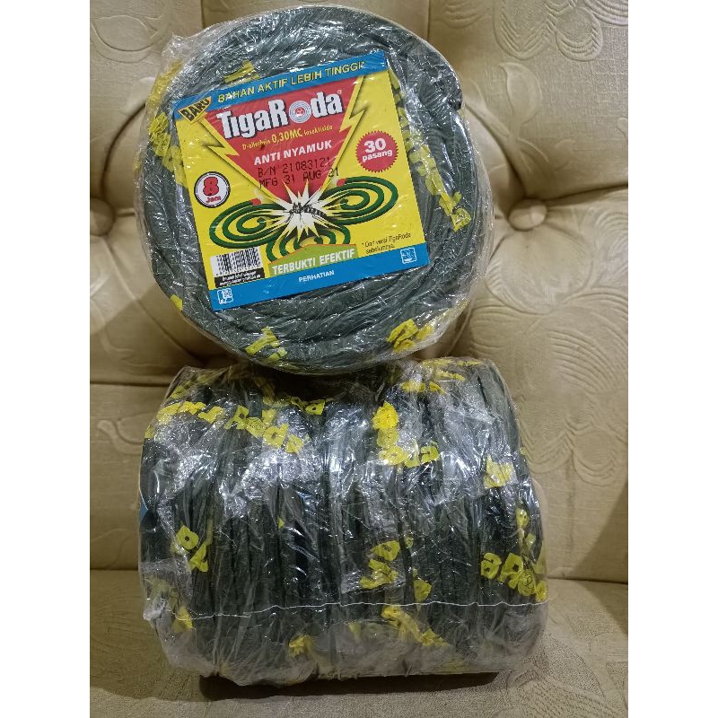 Jual TIGA RODA OBAT NYAMUK BAKAR 30 PASANG | Shopee Indonesia
