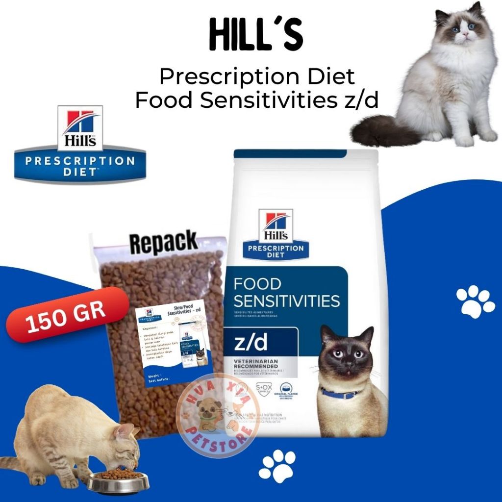 Hills Prescription Diet CAT Urgent Care, Digestive Care, Kidney Care, etc  REPACK 150GR