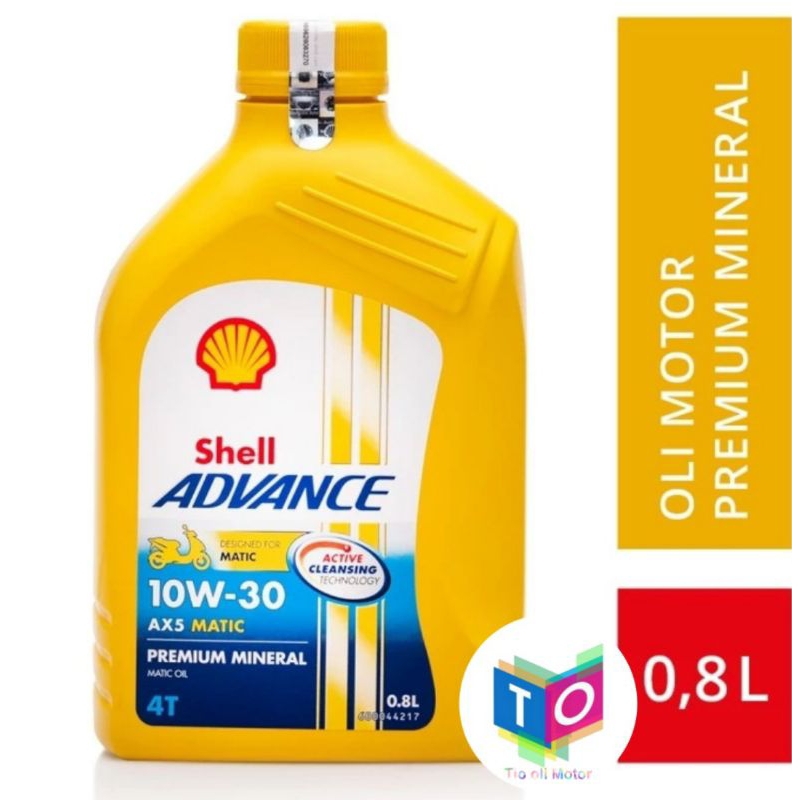 Jual Shell Advance Ax5 10W-30 Matic 0,8L Oli Shell Advance Ax5 | Shopee ...