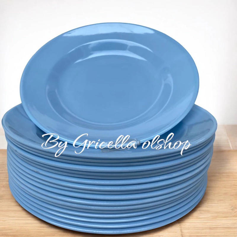 Gambar 3 Piring Makan Melamin 1 Set 12 PCS Food Grade Warna Premium