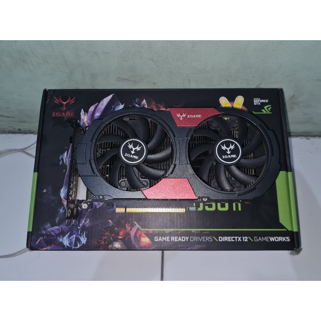 Jual NVIDIA GeForce GTX 1050 Ti GB IGame One Button Overclock