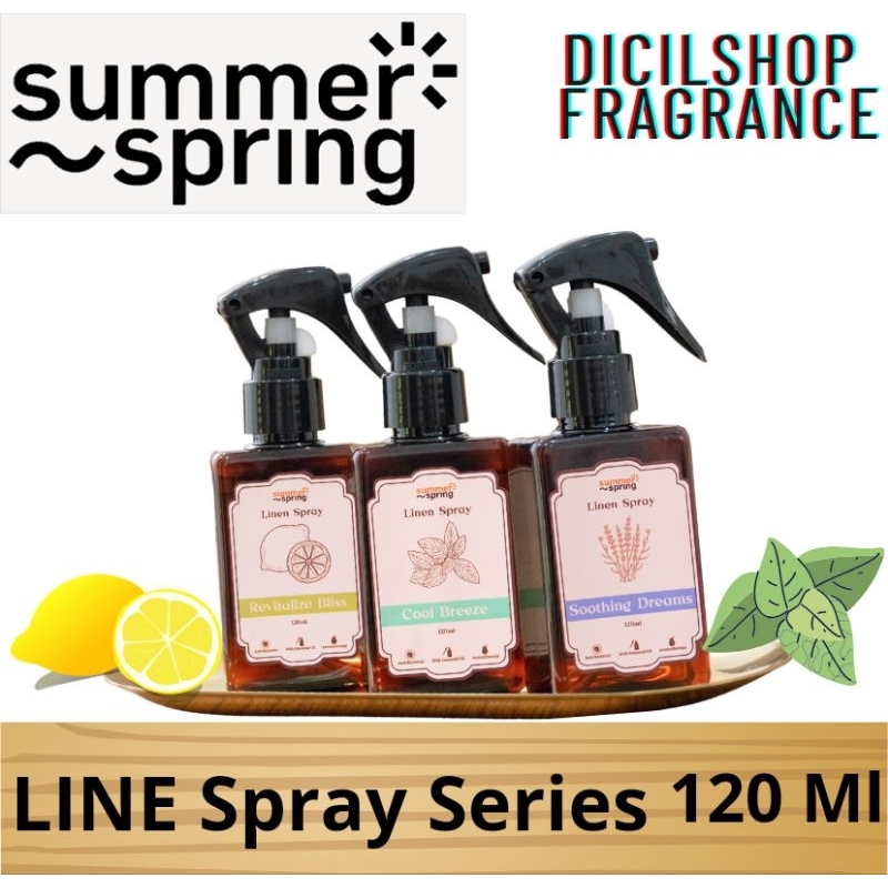 Jual Summerspring pengharum ruangan line Bed Essentials Oil Spray line ...
