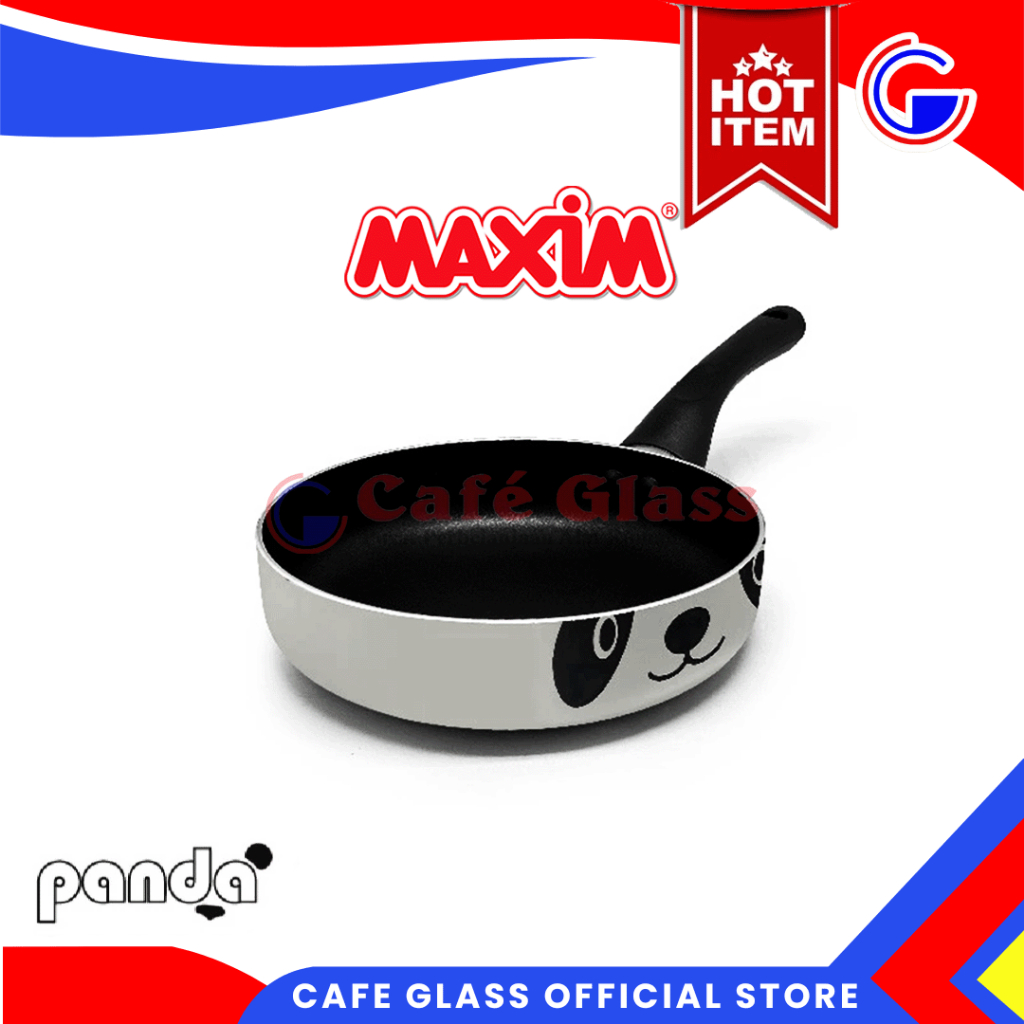 Maxim Panda Wajan Teflon Anti Lengket 18Cm Frypan