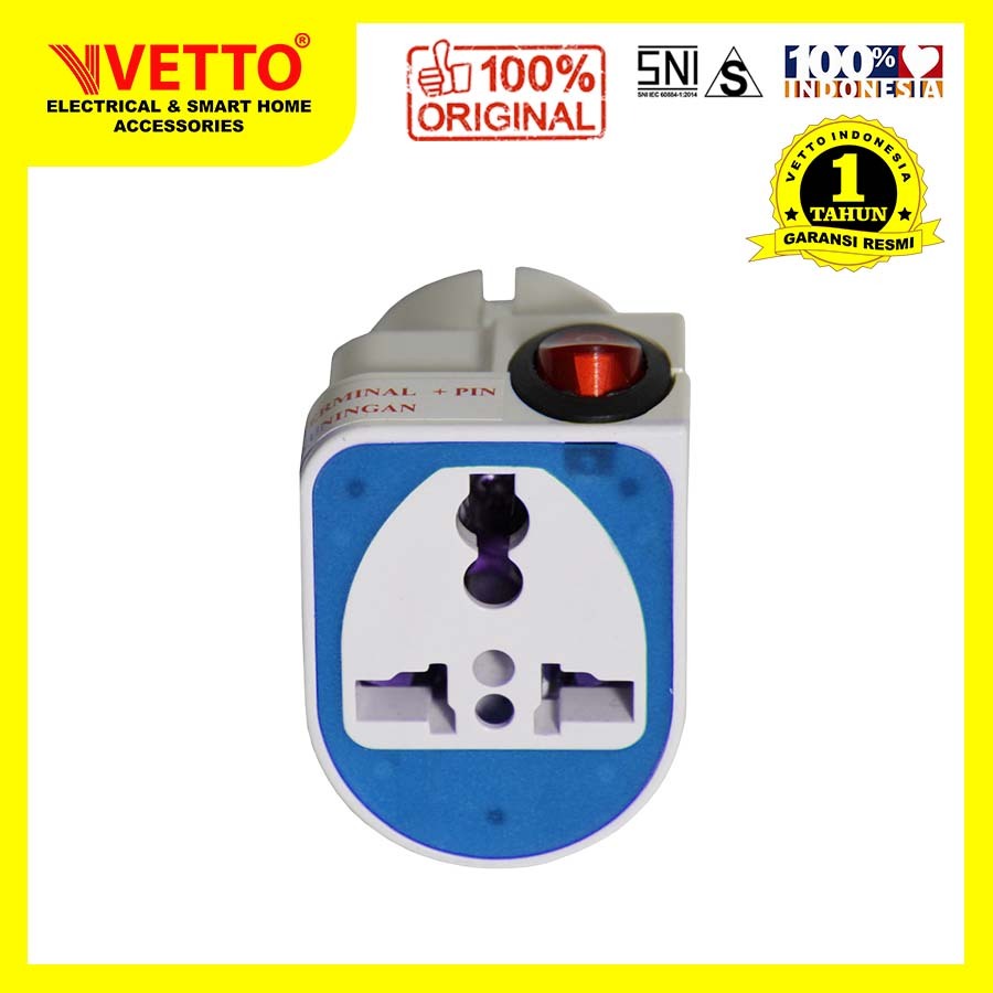 Jual Over steker / Steker Universal Plug - Colokan V801 Switch SNI ...