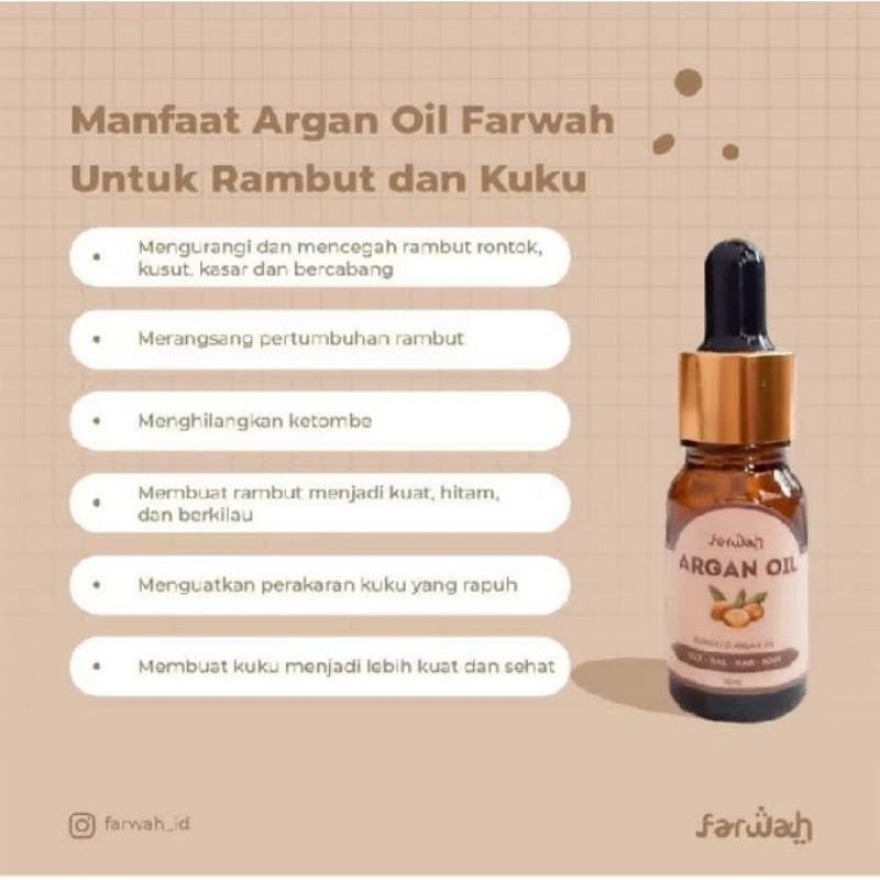 Jual ARGAN OIL FARWAH ORIGINAL | Shopee Indonesia