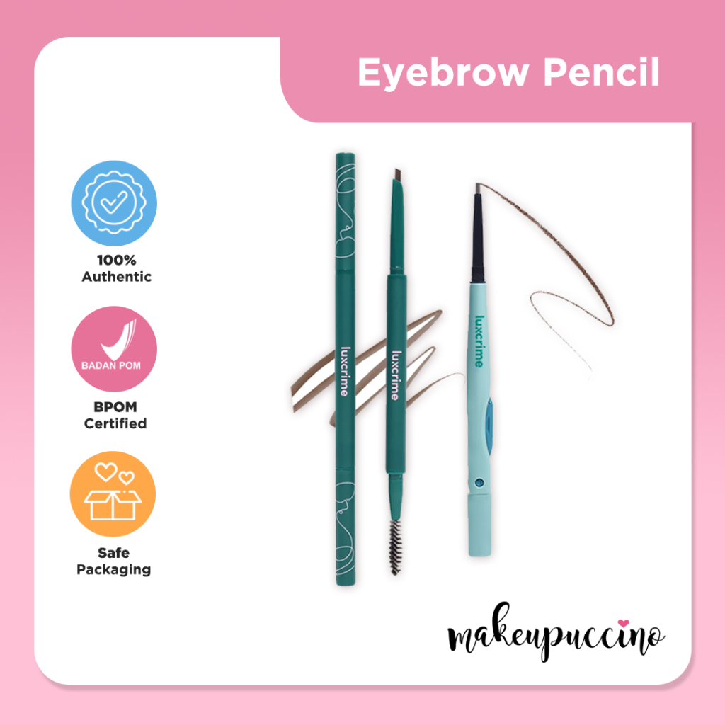 Jual Luxcrime Slim Triangle Precision Brow Pencil/Triple Action Micro ...