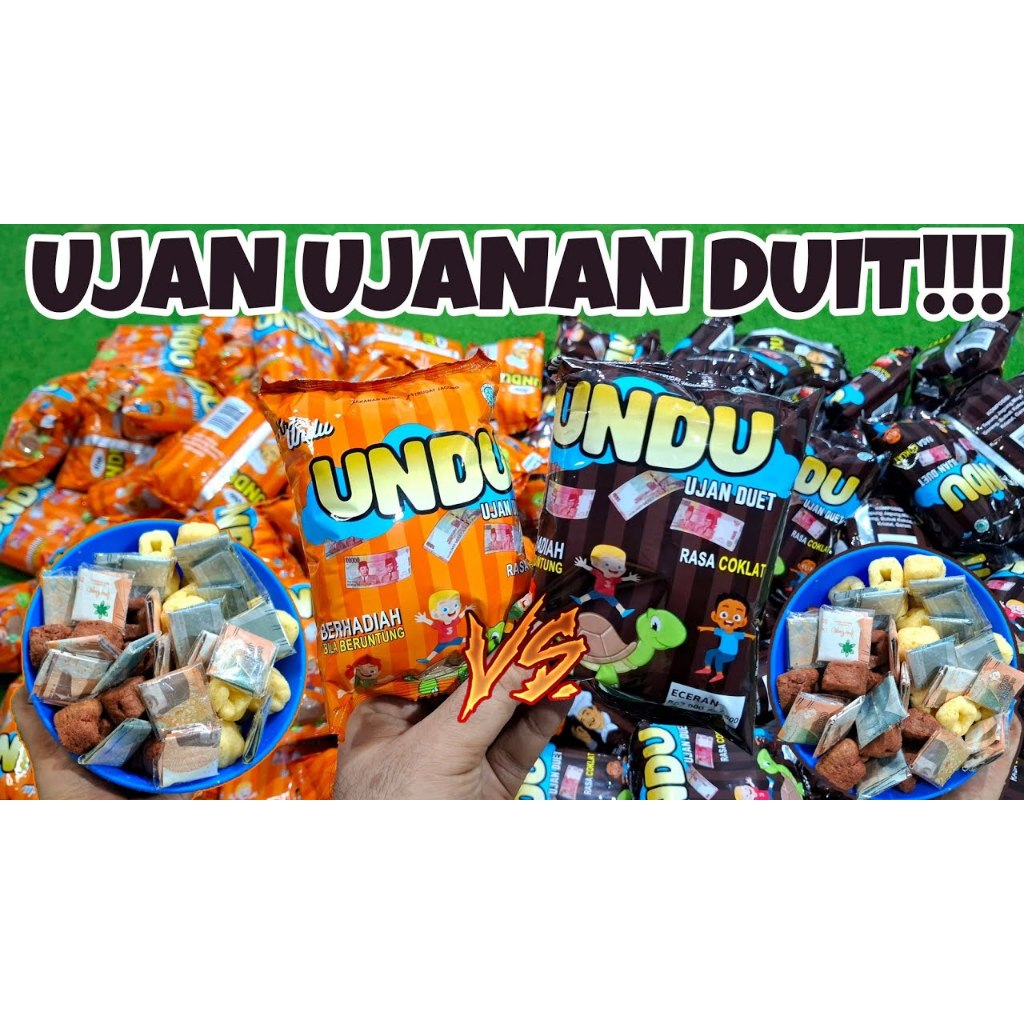 Jual Snack Viral Undu / snack ciki Undu ujan duit berhadiah / undu ...