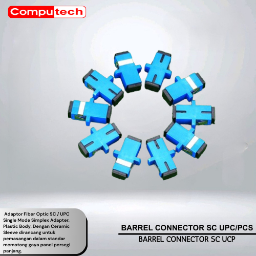 Jual BARREL CONNECTOR SC UPC/PCS | Shopee Indonesia