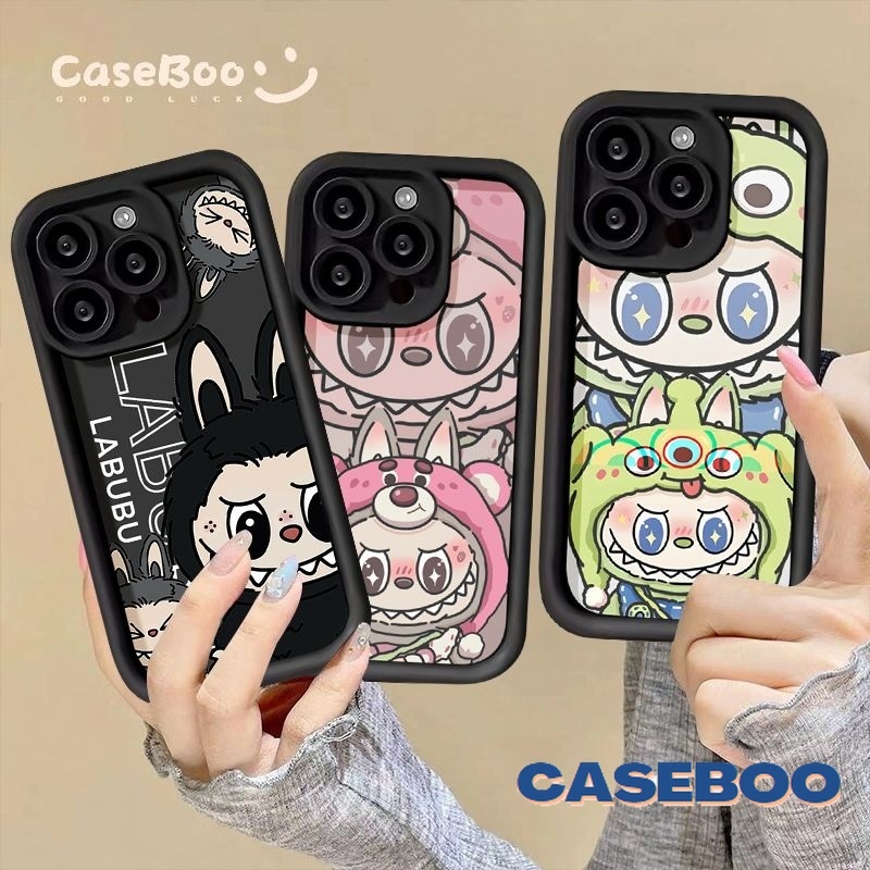 Jual Caseboo Kartun Pasangan Lucu Pop Mart Labubu Manis Batu Bara Kecil ...